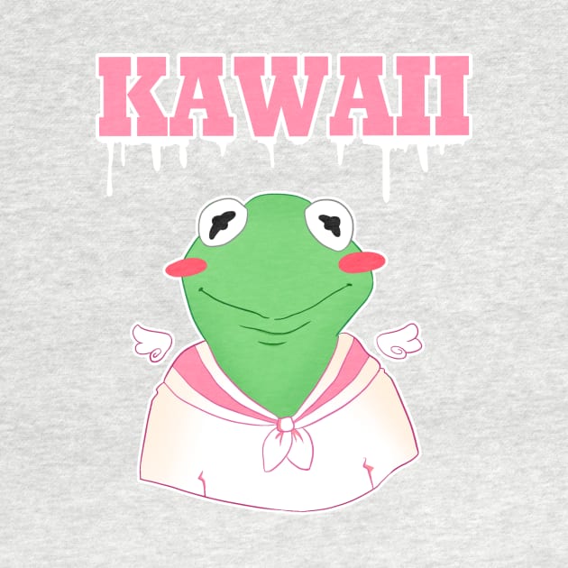 Kawaii kermit the frog by mamitheartist by MamiTheArtist